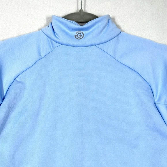 Galvin Green Shirt Mens Small Drake Insula Pullover 1/4 Zip Golf Midlayer Blue - Picture 10 of 15